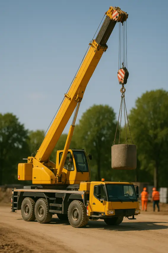 usługi żurawiem i podnośnikiem koszowym w Człopie dźwgi Człopa